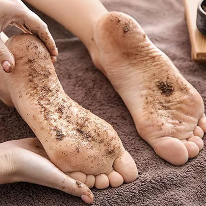 Pin on Foot scrub